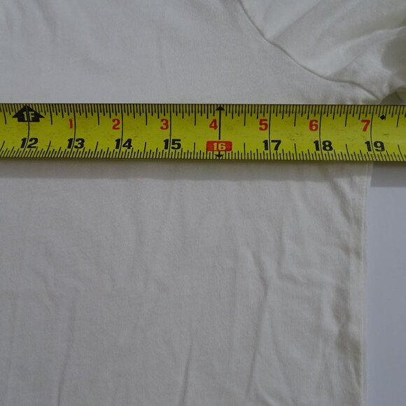 Michael Michael Kors White Top Women Size M Keyhole Gold Accent Short Sleeve - Picture 10 of 13